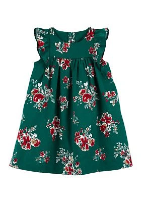 Toddler Girls Floral Printed Dress