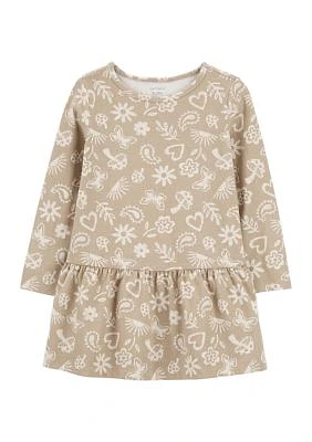 Baby Girls Printed Knit Dress