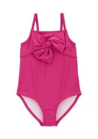 Toddler Girls Bow Front One Piece Swimsuit