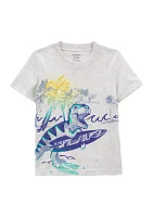 Toddler Boys Short Sleeve Dino Graphic T-Shirt