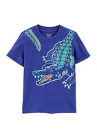 Toddler Boys Short Sleeve Alligator Graphic T-Shirt