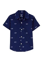 Toddler Boys Anchor Printed Polo Shirts