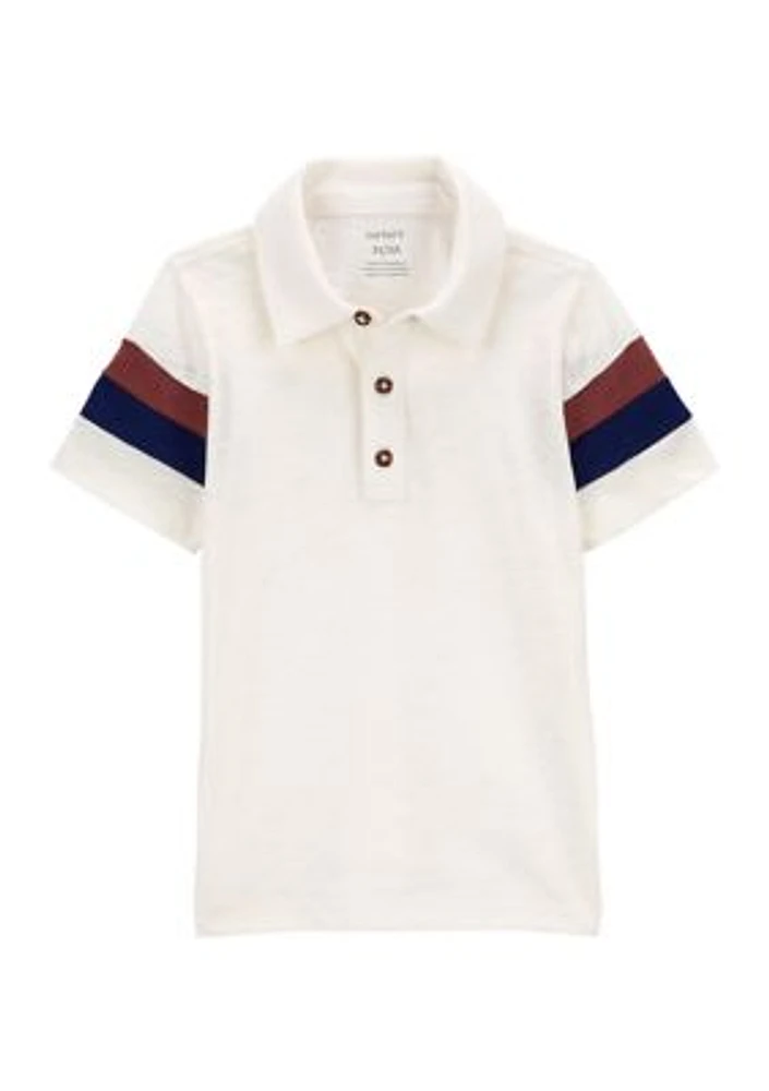 Toddler Boys Jersey Polo Shirt