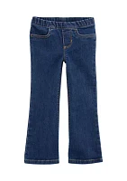 Toddler Girls Flared Denim Jeans