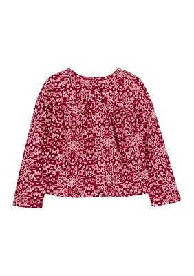 Toddler Girls Printed Top