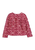 Toddler Girls Printed Top