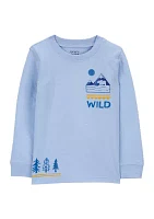 Toddler Boys Winter Nature Graphic T-Shirt