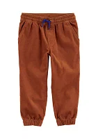 Toddler Boys Corduroy Joggers