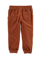 Toddler Boys Corduroy Joggers