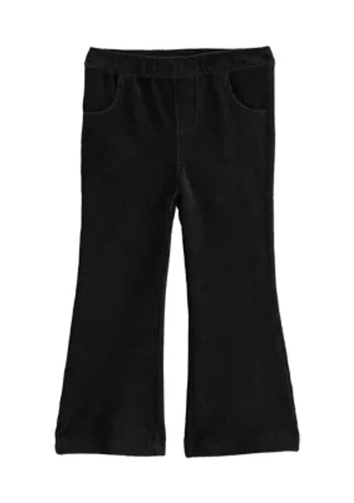 Toddler Girls Velour Pants