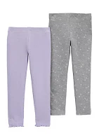 Toddler Girls Leggings Set - 2 Pack