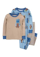 Toddler Boys Gaming Bear Pajama Set