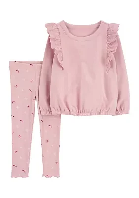 Toddler Girls Sweatshirt and Leggings Set