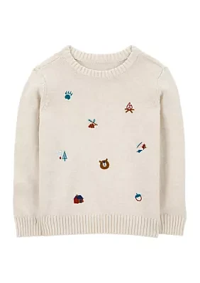 Toddler Boys Camping Sweater