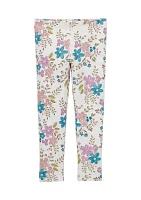 Toddler Girls Floral Printed Leggings