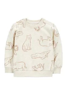 Toddler Boys Printed Pullover