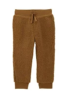 Toddler Boys Sherpa Pull On Pants