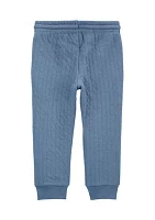 Toddler Boys Double Knit Joggers