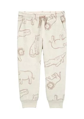 Toddler Boys Animal Printed Joggers