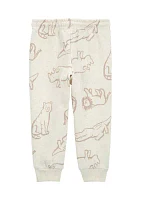 Toddler Boys Animal Printed Joggers