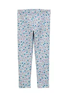 Toddler Girls Floral Printed Leggings