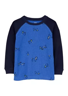 Toddler Boys Long Sleeve Penguin T-Shirt