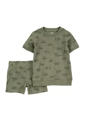 Toddler Boys Trucks 2 Piece Set