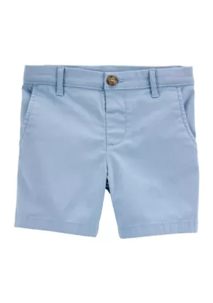 Toddler Boys Twill Chino Shorts