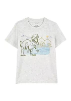 Toddler Boys Short Sleeve Dinosaur Graphic T-Shirt