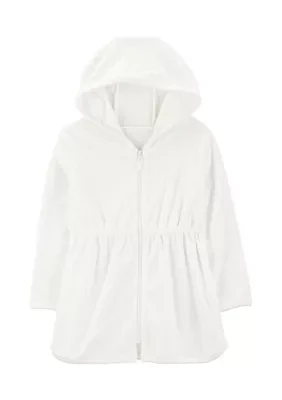 Toddler Girls French Terry Swim Cover Up