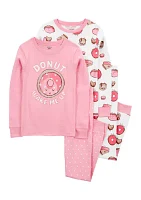 Girls 4-6x Donut  Pajama Set