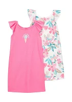 Girls 7-16 Summer Nightgowns - 2 Pack