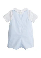 Boys 4-7 Train Shortall - 2 Piece Set