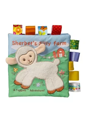 Taggies Sherbet Lamb Silly Farm Soft Storybook Toy