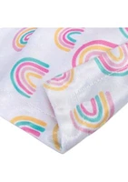 Baby Girls Unicorn Rainbow Lovey Security Blanket