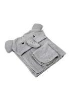 Elephant Hooded Bath Towel Set