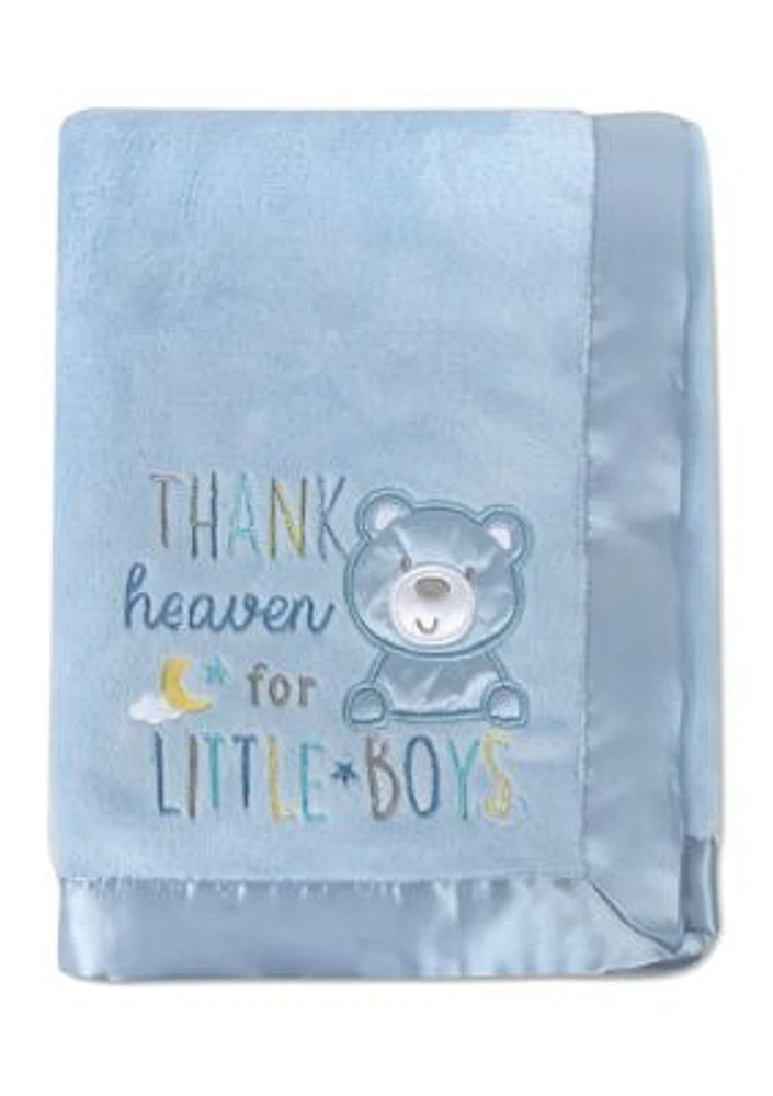 Baby Boys Thank Heaven Blanket