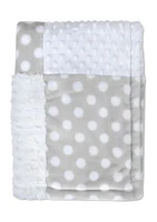 Baby Polka Dot Blanket with Elephant 