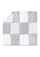 Baby Polka Dot Blanket with Elephant 