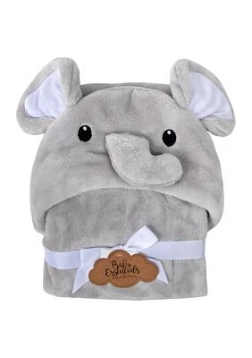 Baby Elephant Plush Hooded Blanket