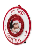 Baby First Christmas Receiving Blanket Set