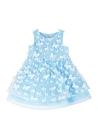 Baby Girls 3D Butterfly Dress