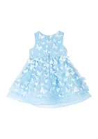 Baby Girls 3D Butterfly Dress