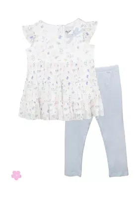 Toddler Girls Dressy Capri Set