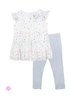 Toddler Girls Dressy Capri Set