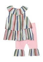 Baby Girls Multi Stripe Set