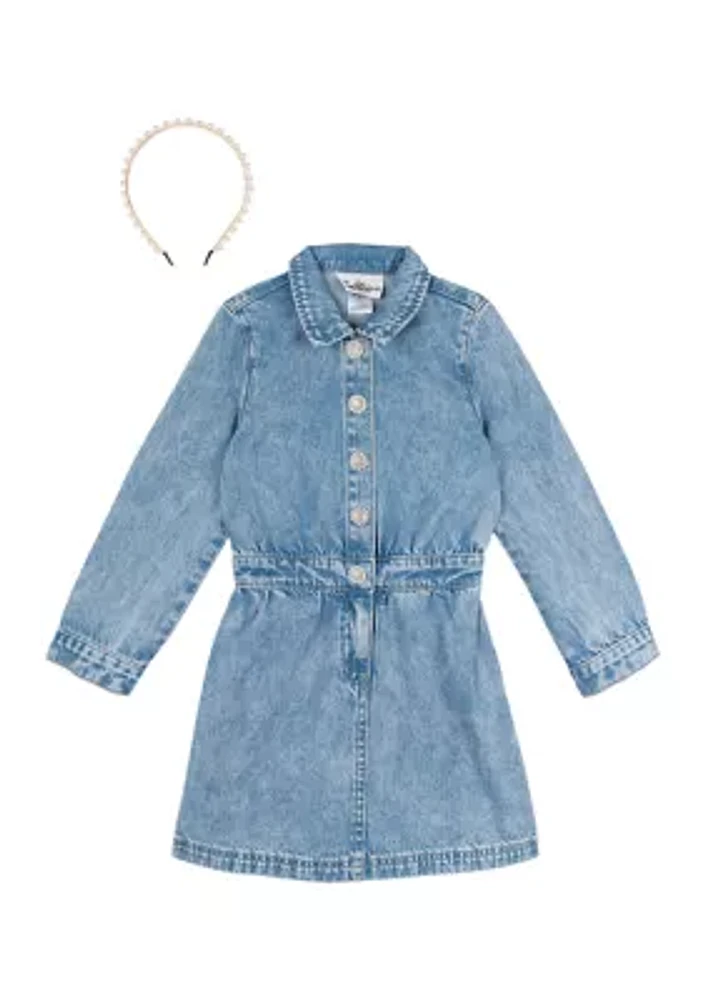 Toddler Girls Denim Dress