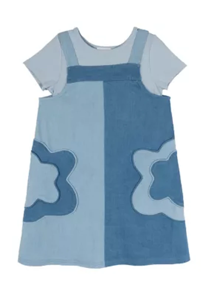 Toddler Girls Denim Jumper Dress