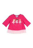 Toddler Girls Ballet Graphic Top