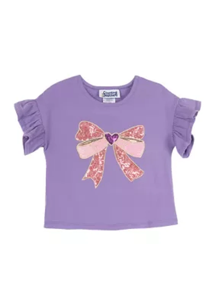 Toddler Bow Graphic Top